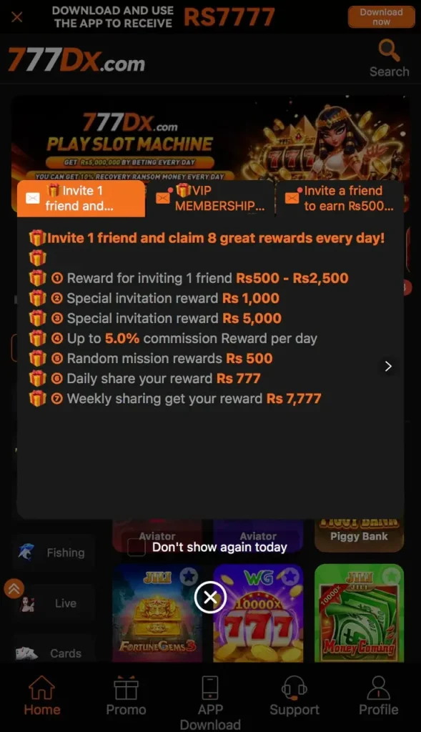 777dx bonuses