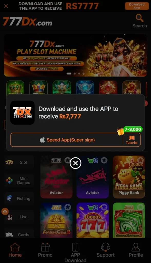 777dx download