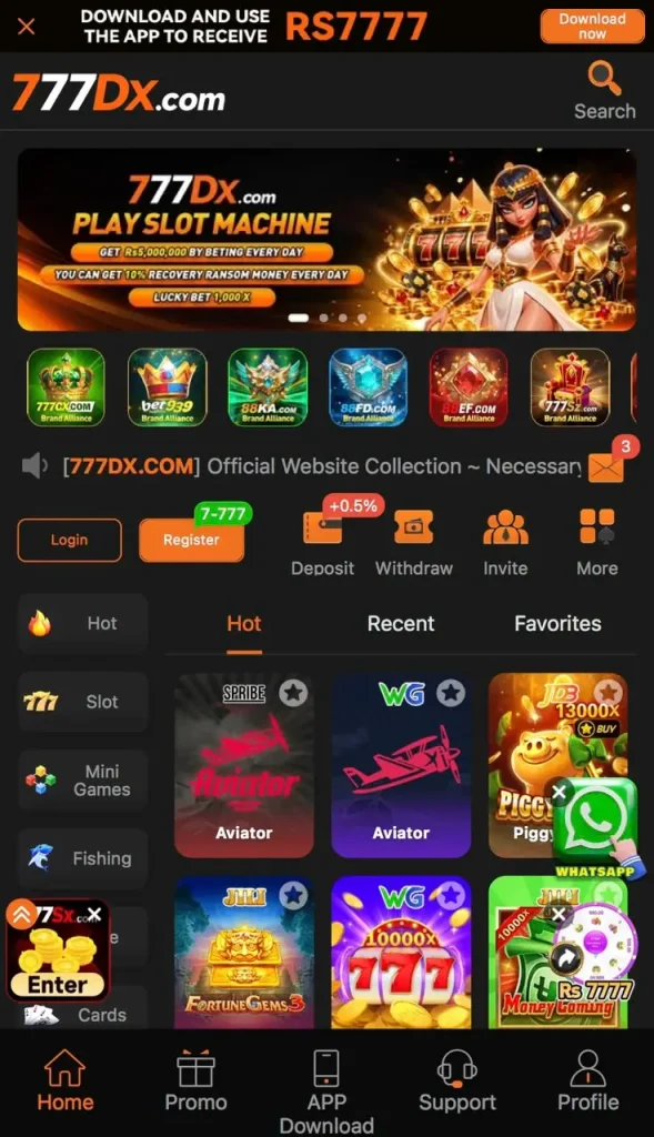 777dx game